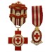 British Red Cross Society Proficiency Medal and Merit Medal Pair - M.V. Durward