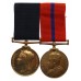 1897 Police Jubilee Medal and 1902 Police Coronation Medal Pair - P.C. W. Hatfield, 'Y' Division (Highgate) Metropolitan Police