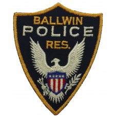 United States Ballwin Police Reserve Cloth Patch Badge