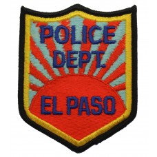 United States El Paso Police Dept. Cloth Patch Badge