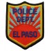 United States El Paso Police Dept. Cloth Patch Badge