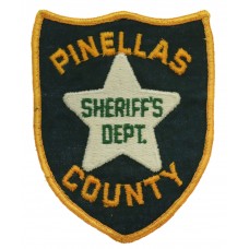 United States Pinellas County Sheriff's Dept. Cloth Patch Badge