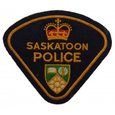 Canadian Saskatoon Police Cloth Patch Badge