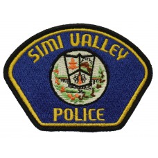 United States Simi Valley Police Cloth Patch Badge