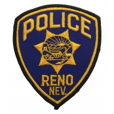 United States Reno Nev. Police Cloth Patch Badge