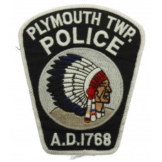 United States Plymouth TWP Police Cloth Patch Badge