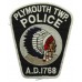 United States Plymouth TWP Police Cloth Patch Badge