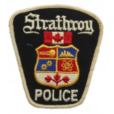 Canadian Strathroy Police Cloth Patch Badge
