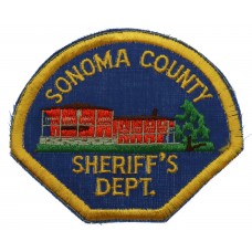 United States Sonoma County Sheriff's Dept. Cloth Patch Badge