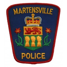 Canadian Martensville Police Cloth Patch Badge