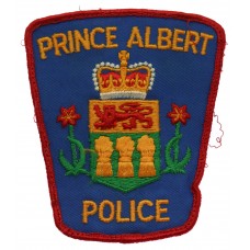 Canadian Prince Albert Police Cloth Patch Badge