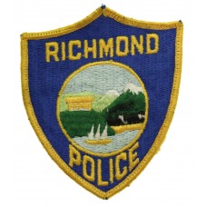 United States Richmond Police Cloth Patch Badge
