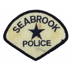 United States Seabrook Police Cloth Patch Badge