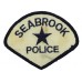 United States Seabrook Police Cloth Patch Badge