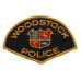 Canadian Woodstock Police Cloth Patch Badge
