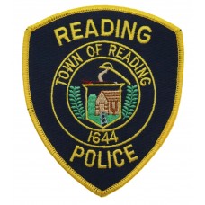 United States Reading Police Cloth Patch Badge