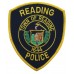 United States Reading Police Cloth Patch Badge