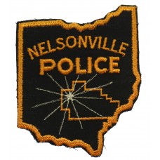 United States Nelsonville Police Cloth Patch Badge