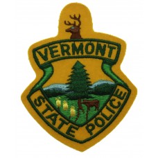 United States Vermont State Police Cloth Patch Badge