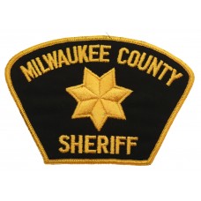 United States Milwaukee County Sheriff Cloth Patch Badge