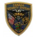 United States Canada Security Systems State of Indiana Cloth Patch Badge