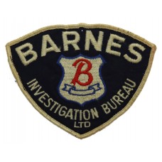 United States Barnes Investigation Bureau Ltd Cloth Patch Badge