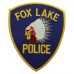 United States Fox Lake Police Cloth Patch Badge