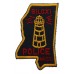 United States Biloxi Police Miss. Cloth Patch Badge