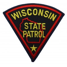 United States Wisconsin State Patrol Cloth Patch Badge