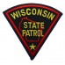 United States Wisconsin State Patrol Cloth Patch Badge