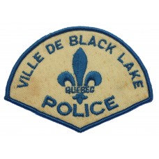 Canadian Ville De Black Lake Police Cloth Patch Badge