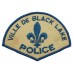 Canadian Ville De Black Lake Police Cloth Patch Badge