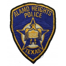 United States Alamo Heights Police Texas Cloth Patch Badge