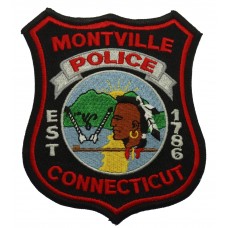 United States Montville Police Connecticut Cloth Patch Badge