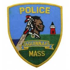United States Aquinnah Mass Police Cloth Police Badge