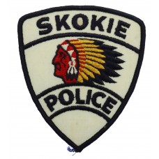 United States Skokie Police Cloth Patch Badge