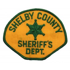 United States Shelby County Sheriff's Dept. Cloth Patch Badge