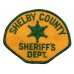 United States Shelby County Sheriff's Dept. Cloth Patch Badge