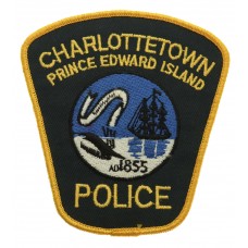 Canadian Charlottetown Police Prince Edward Island Cloth Patch Badge