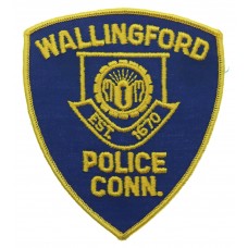 United States Wallingford Police Conn. Cloth Patch Badge
