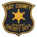 United States Bay County Reserve Sheriff Dept. Cloth Patch Badge