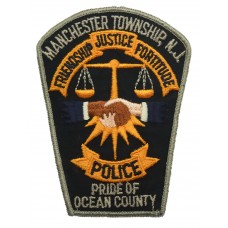United States Manchester Township N.J. Police Cloth Patch Badge