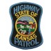 United States State of Kansas Highway Patrol Cloth Patch Badge
