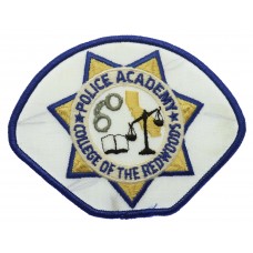 United States College of the Redwoods Academy Police Cloth Patch Badge