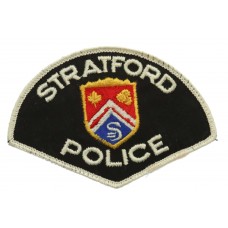 Canadian Stratford Police Cloth Patch Badge