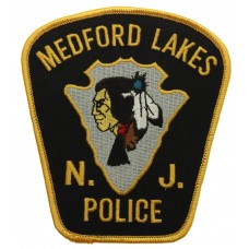United States Medford Lakes N.J. Police Cloth Patch Badge