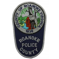 United States Roanoke County Police Cloth Patch Badge