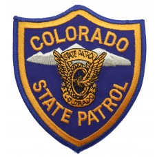 United States Colorado State Patrol Cloth Patch Badge