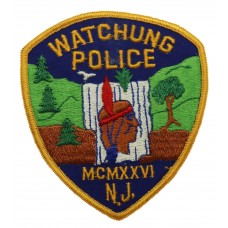 United States Watchung Police N.J. Cloth Patch Badge