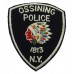 United States Ossining Police N.Y. Cloth Patch Badge